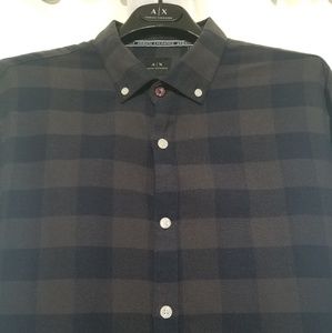 A/X Armani Exchange Navy/Gray Flannel